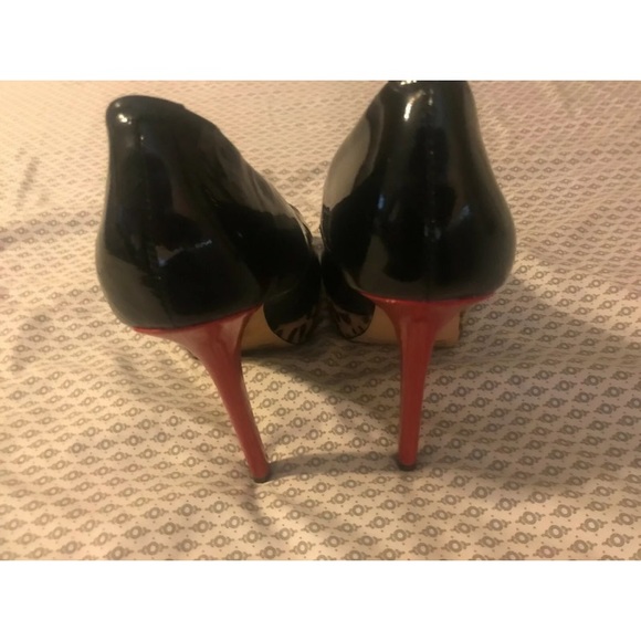 Steve Madden JAAGG Patent Platform Cheetah Heels - Picture 5 of 5